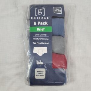 George 6 Pack Brief Size: 3XL